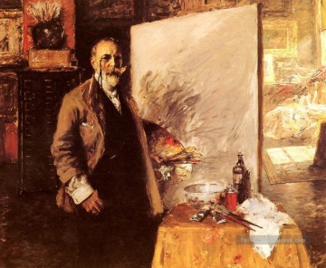 Autoportrait William Merritt Chase Peinture à l'huile